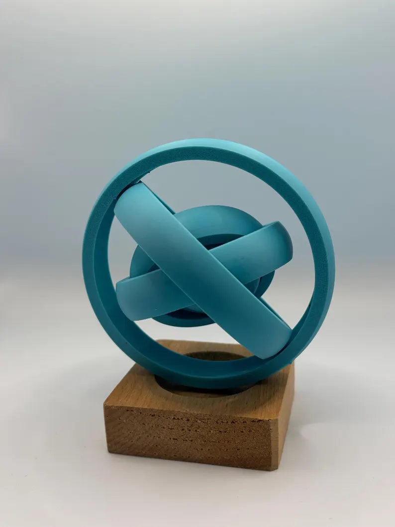 Large Triple Spiral Fidget Great For Stress Relef