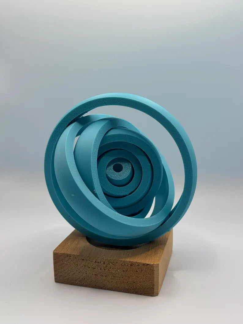 Large Triple Spiral Fidget Great For Stress Relef