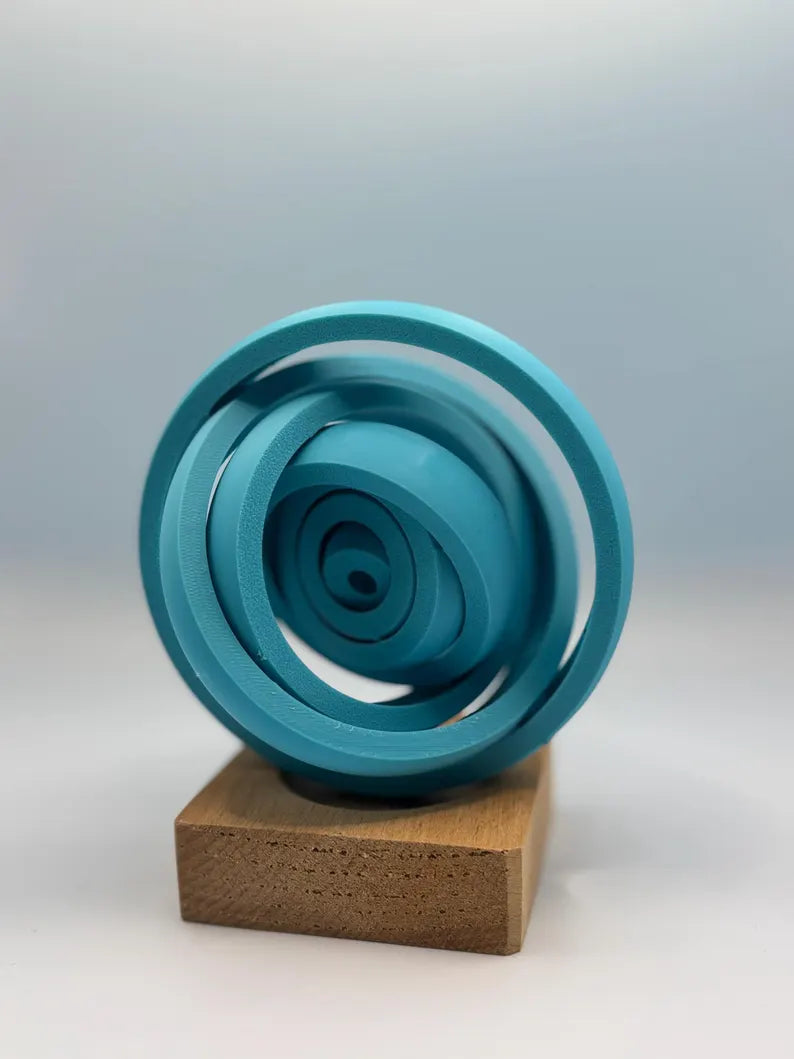 Large Triple Spiral Fidget Great For Stress Relef