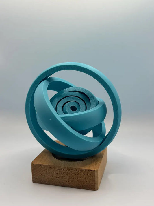 Large Triple Spiral Fidget Great For Stress Relef